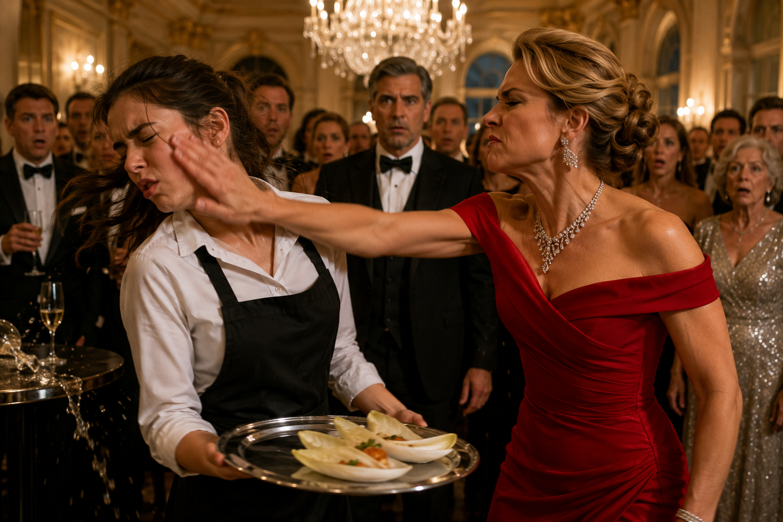 She Slapped a Waitress at a Charity Gala... Then the Girl Revealed a Secret That Shattered a Dynasty