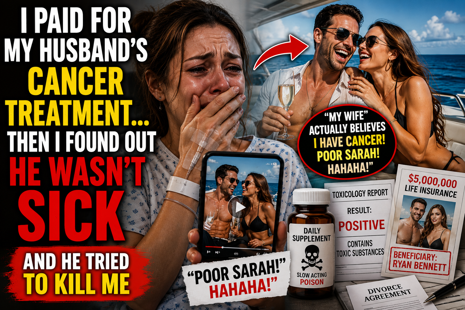 I PAID FOR MY HUSBAND'S CANCER TREATMENT... THEN I FOUND OUT HE WASN'T SICK