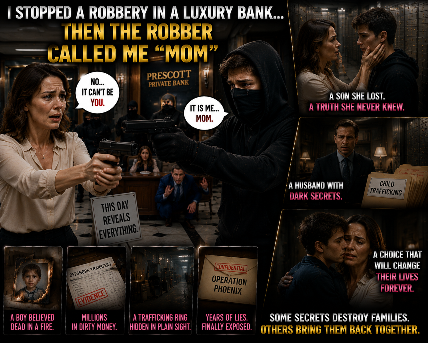 I STOPPED A ROBBERY IN A LUXURY BANK… THEN THE ROBBER CALLED ME “MOM”