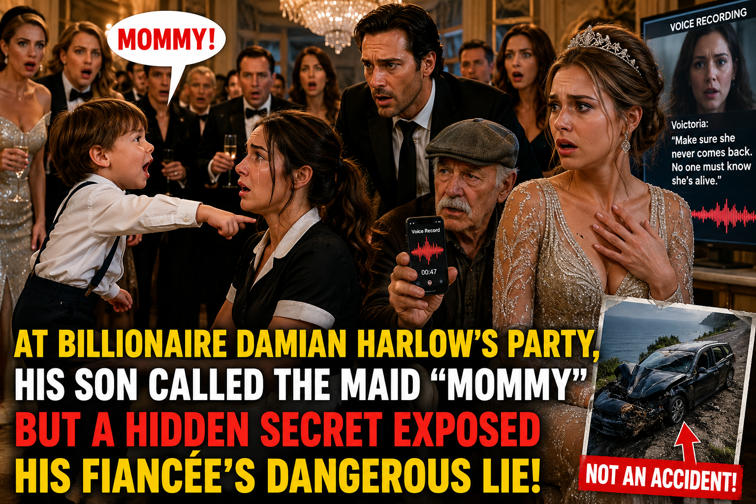 The Billionaire's Son Called a Maid "Mommy"... Then One Voice Recording Exposed His Fiancée's Darkest Secret