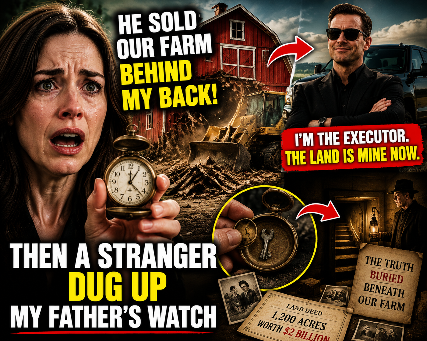 MY BROTHER SOLD OUR FAMILY FARM WITHOUT TELLING ME... THEN A STRANGER DUG UP MY FATHER'S WATCH