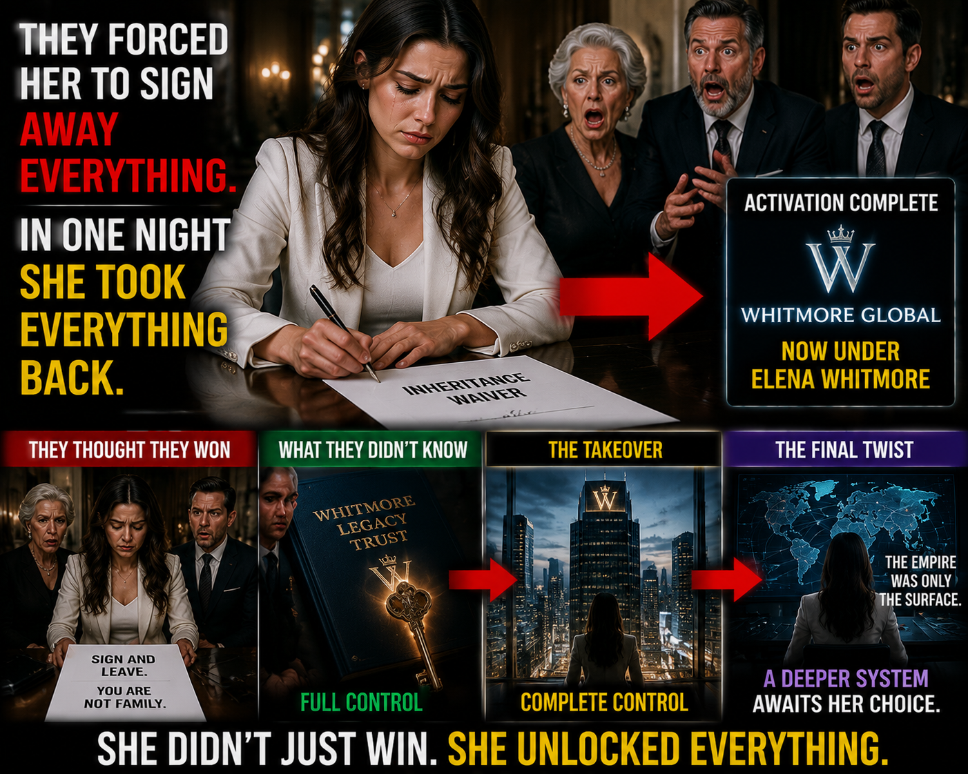 THEY KICKED HER OUT OF THE FAMILY… AND SIGNED EVERYTHING INTO HER NAME WITHOUT KNOWING IT