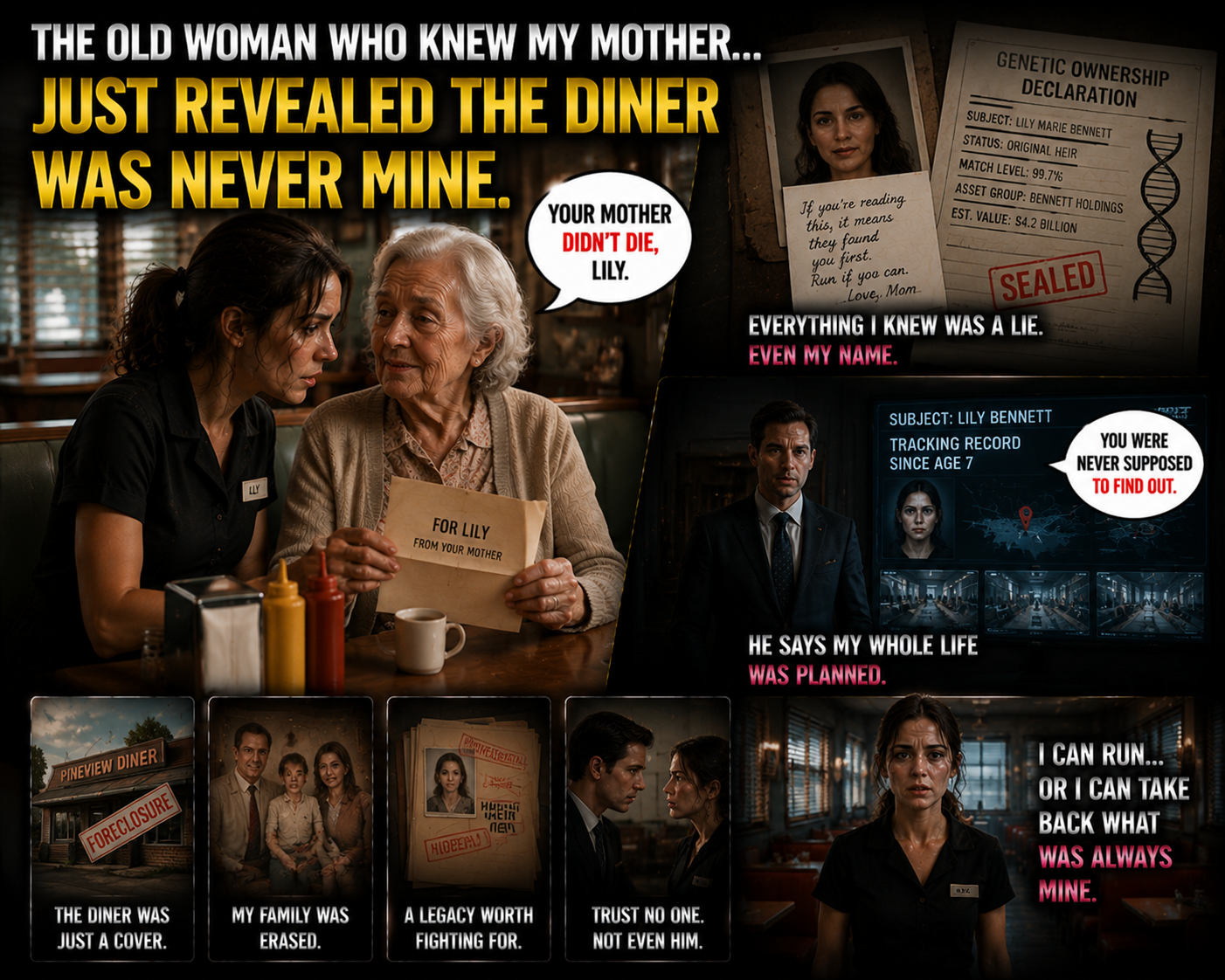 THE OLD WOMAN WHO KNEW MY MOTHER… JUST REVEALED THE DINER WAS NEVER MINE