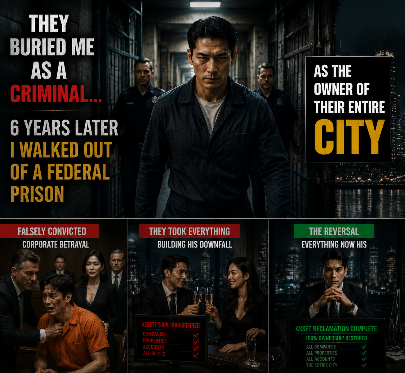 THEY BURIED ME AS A CRIMINAL… 6 YEARS LATER I WALKED OUT OF A FEDERAL PRISON AS THE OWNER OF THEIR ENTIRE CITY