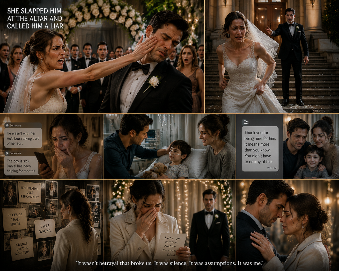 SHE SLAPPED HIM AT THE ALTAR AND CALLED HIM A LIAR