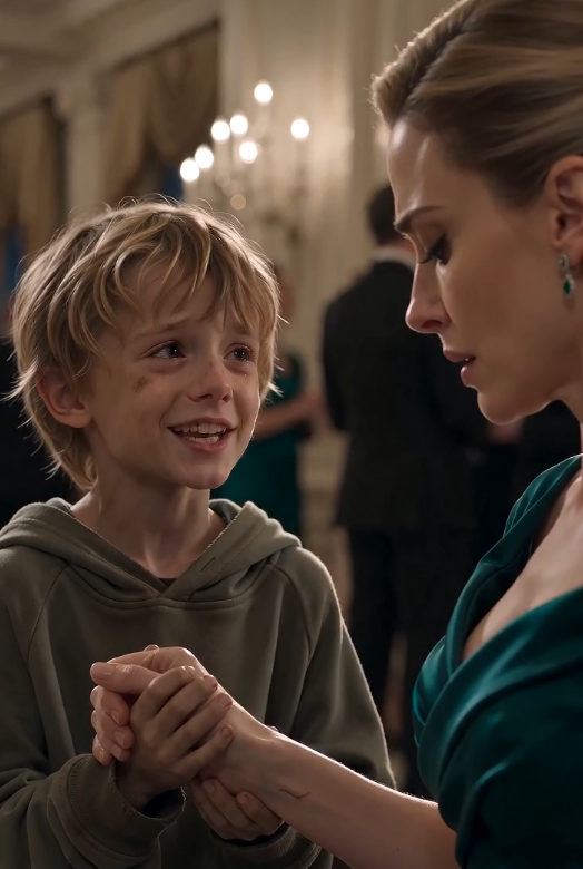 THE HOMELESS BOY ASKED A BILLIONAIRE'S WIFE TO HOLD HIS HAND... THEN ONE OLD PHOTO DESTROYED FIFTEEN YEARS OF LIES