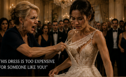 She Tore the Bride's Wedding Dress... Then Discovered the Bride Owned the Entire Estate and Fired Her Family Forever