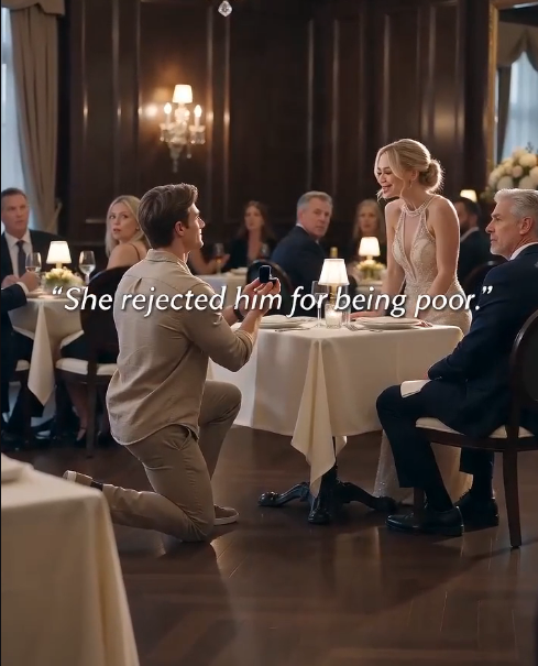 😱 She Mocked His Cheap Engagement Ring—Then a Man in Uniform Walked In and Everything Changed