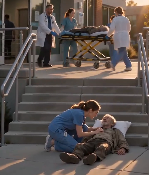 🔥 An ER Nurse Helped a Homeless Man. What She Learned Next Destroyed a Billionaire Family