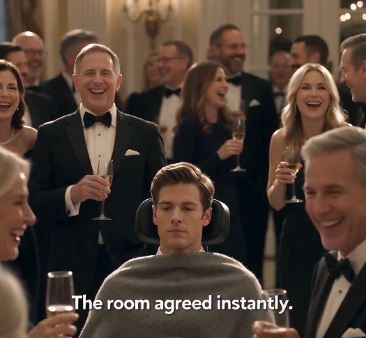SHE MOCKED HER WHEELCHAIR-BOUND FIANCÉ... THEN HE STOOD UP IN FRONT OF THE ENTIRE BALLROOM