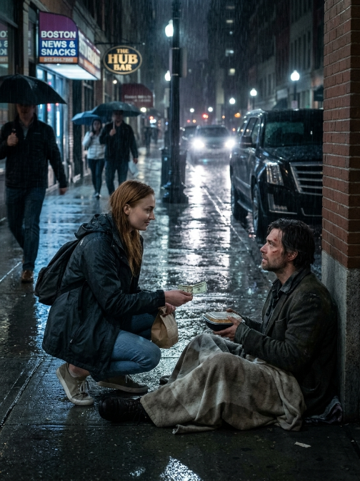 🔥 Everyone Ignored the Homeless Man... Until One Poor Woman Defended Him