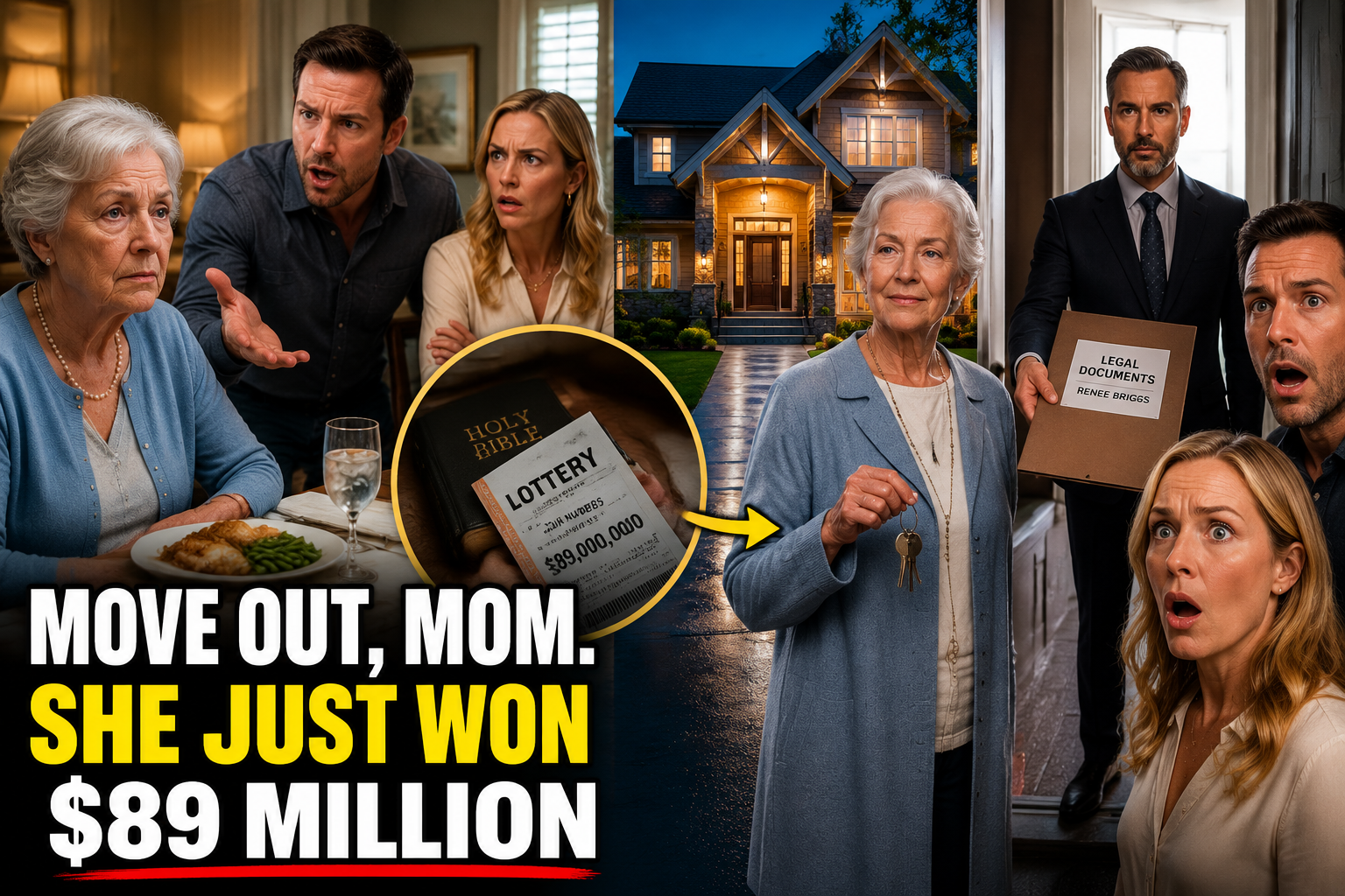 At 71, I Won $89 Million in Secret—Then My Son Told Me It Was Time to Move Out