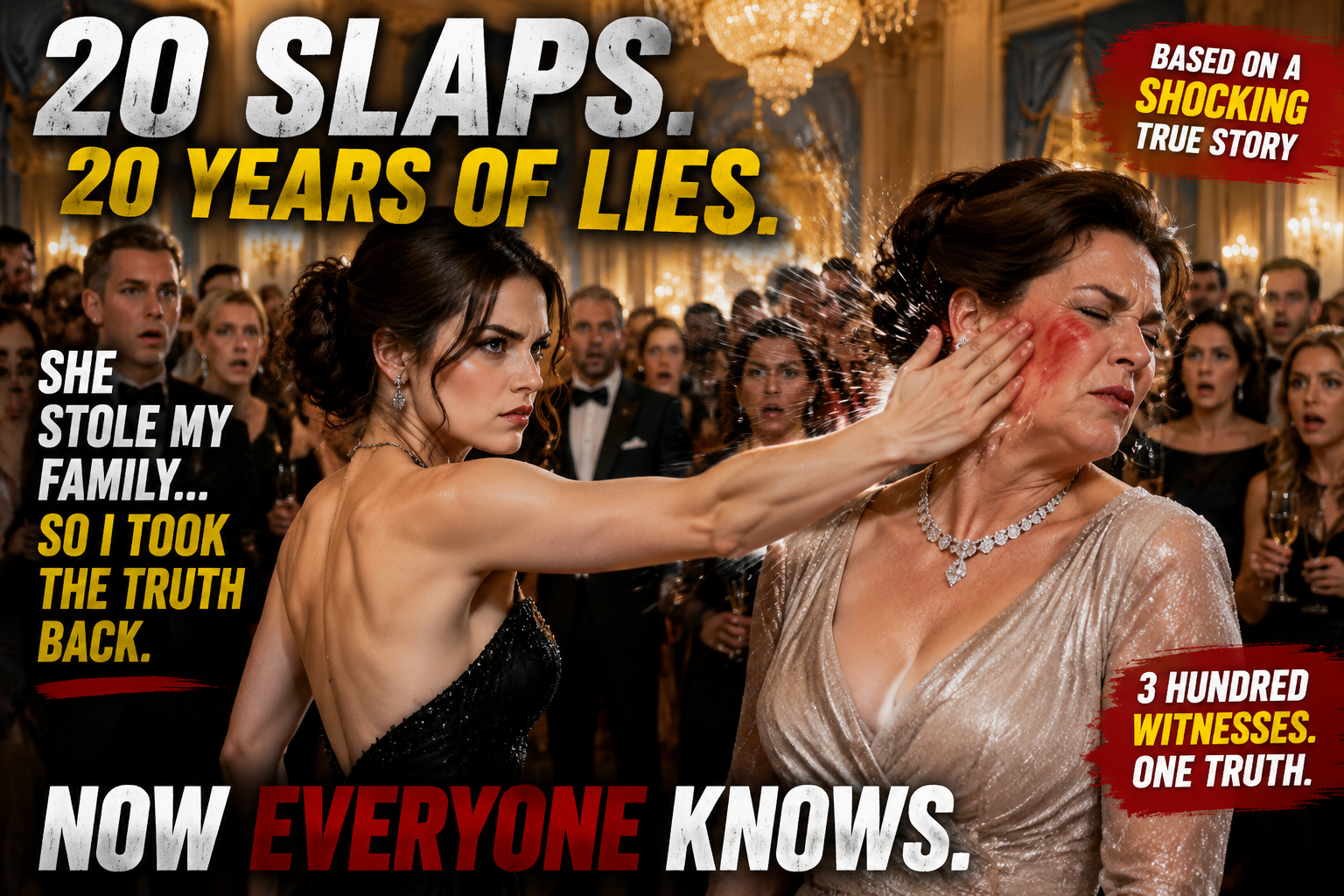 She Humiliated My Mother for Twenty Years… So I Slapped Her Twenty Times in Front of Three Hundred Guests