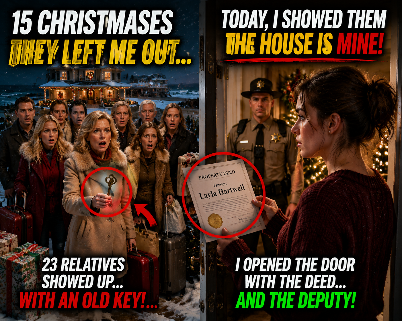 THE CHRISTMAS HOUSE THEY STOLE FROM ME — UNTIL GRANDMA LEFT IT ALL TO ME