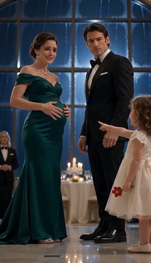 My little girl unmasked the billionaire’s pregnancy hoax, and the whole ballroom was left breathless.