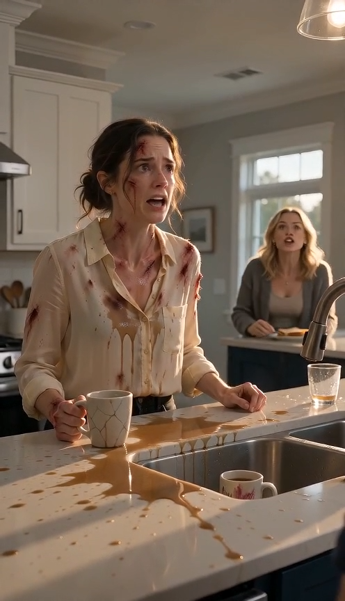 WHEN MY HUSBAND THREW COFFEE AT ME, I LEFT HIM A SURPRISE HE NEVER SAW COMING