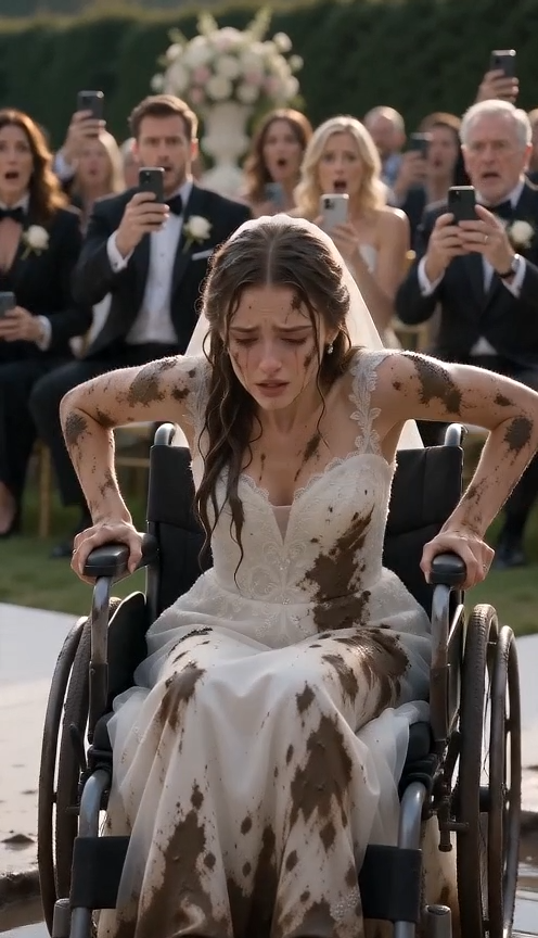 The Groom Laughed as His Mom Pushed the Bride Into the Mud... Then She Stood Up