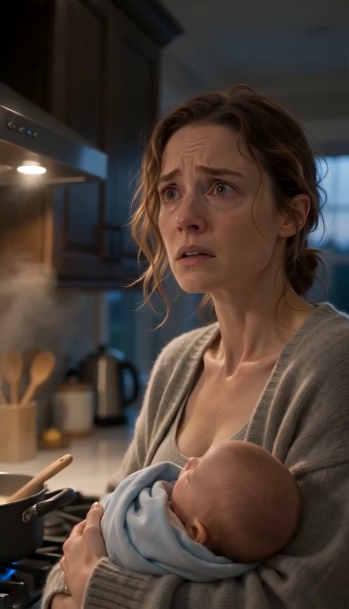 At 4:30 a.m., my husband walked into the kitchen, looked at me holding our newborn over a hot stove, and said, “I want a divorce.”