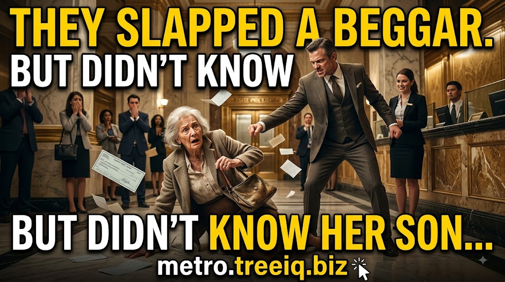 THE BANK MANAGER CALLED HER 'TRASH' AND THREW HER OUT—THEN THE BILLIONAIRE OWNER ANSWERED, 'MOM, ARE YOU OKAY?'
