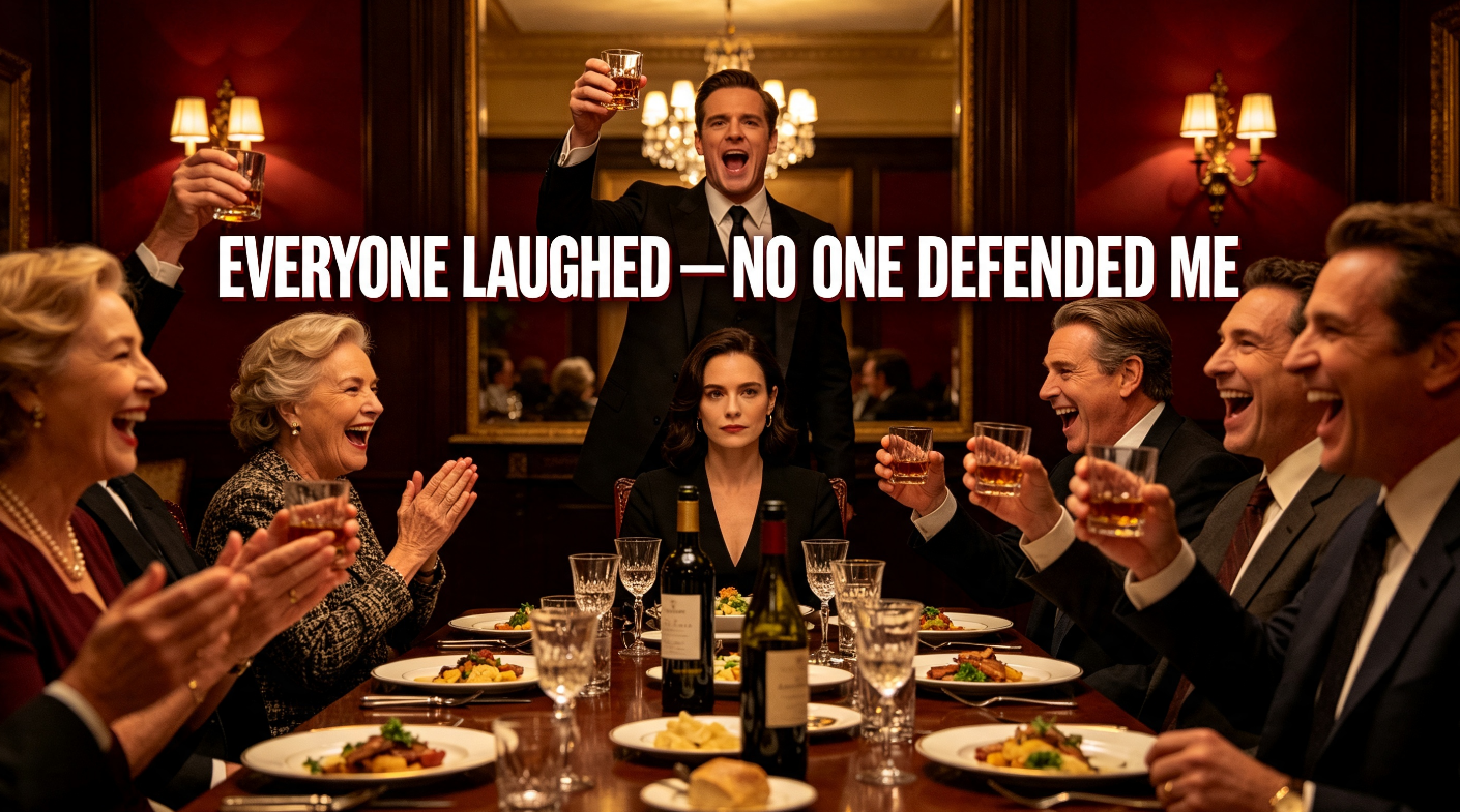 My brother raised his whiskey glass in front of thirty people and announced that I had not paid for a single bite of our parents’ anniversary dinner.
