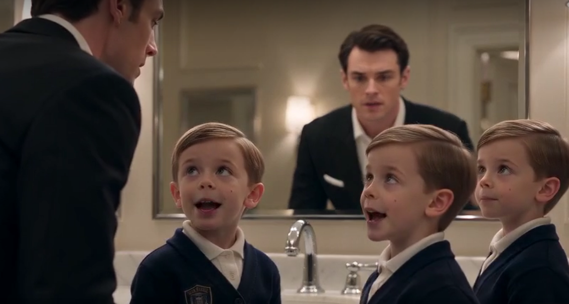 THE FOUR BOYS IN THE MIRROR