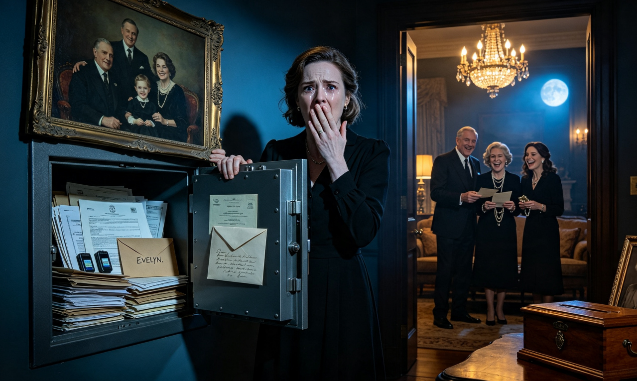 THEY LAUGHED WHEN GRANDMA LEFT ME “NOTHING”—THEN I OPENED THE SAFE BEHIND HER PORTRAIT