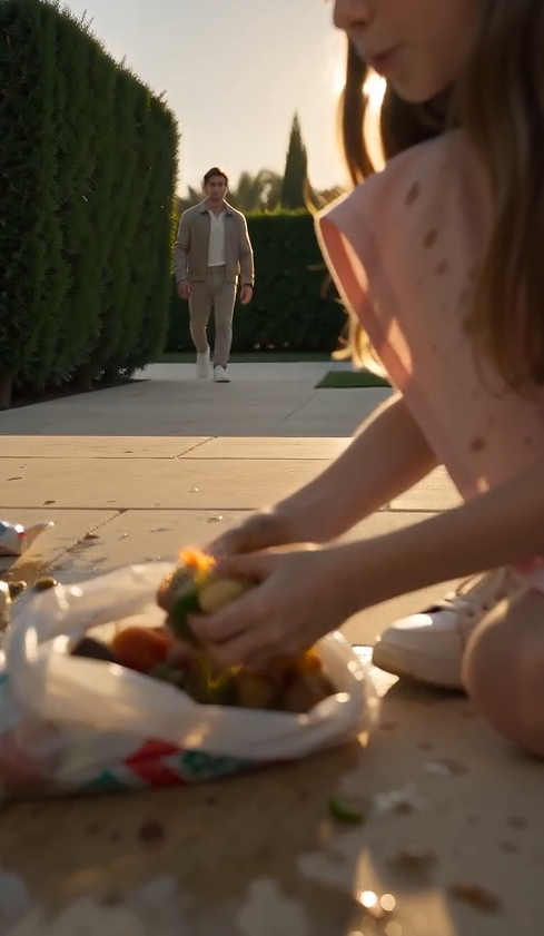 I CAME HOME TWO WEEKS EARLY—AND FOUND MY DAUGHTER KNEELING IN ROTTEN GARBAGE