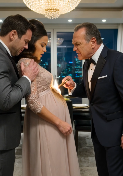 MY FATHER-IN-LAW BURNED MY PREGNANT BELLY WHILE MY HUSBAND HELD ME DOWN—THEN THEY ORDERED ME OUT OF THE PENTHOUSE I OWNED