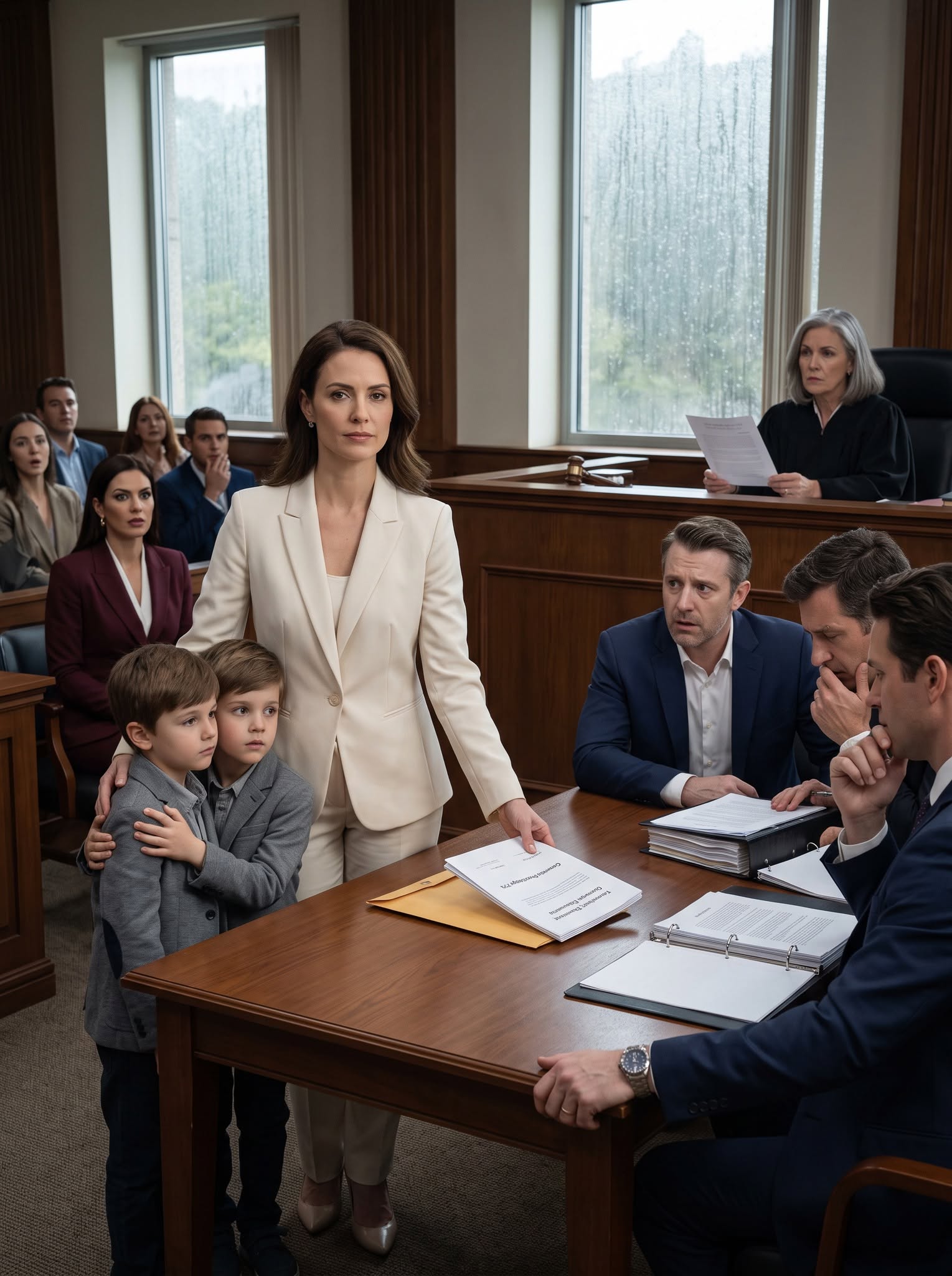 HE BROUGHT THREE LAWYERS AND HIS MISTRESS TO DIVORCE COURT - THEN THE JUDGE READ WHO OWNED 72% tg1