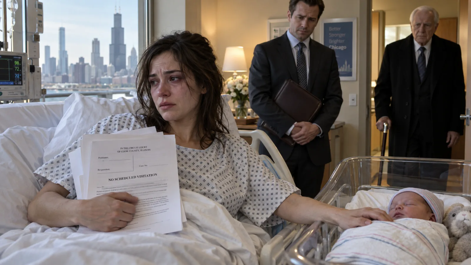 MY HUSBAND TOLD ME TO TAKE OUR NEWBORN AND DISAPPEAR - THEN HIS GRANDFATHER WALKED INTO MY HOSPITAL ROOM tg2