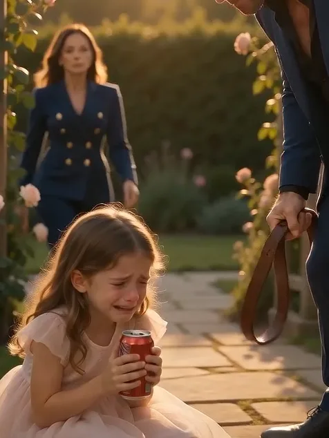 At a private Carbone garden luncheon, three-year-old Lily crouched beside an open cooler holding a cold soda can when Gerald began sn4.p.ping a leather belt against the stone 1596