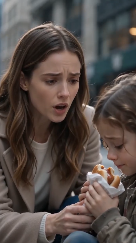 CHAPTER 2: THE WOMAN WHO WAS FIRED FOR A HOTDOG  The next morning...  Lena arrived at work smiling for the first time in weeks.  She never made it behind the grill.  Her boss stood waiting.  Arms crossed.  Phone in hand.  "You think you're some kind of hero?"  Lena blinked.  "What?"  He shoved the phone toward her.  There she was.  Kneeling beside Sophie.  Handing over the hotdog.  The video had already reached fifteen million views.  Comments flooded the screen.  "Protect this woman."  "Humanity isn't dead."  "Someone give her a raise."  Her boss wasn't impressed.  "You gave away company food."  "It doesn't matter who the kid was."  "You stole from me."  Lena stared at him.  "It was one hotdog."  "It was inventory."  "You've cost this business enough."  He tossed her apron onto the counter.  "You're fired."  Several customers overheard.  One woman protested.  "She fed a hungry child!"  "So what?"  the owner snapped.  "I'm running a business, not a charity."  Someone quietly recorded the argument.  Within minutes...  That video began spreading even faster than the first.  By noon...  Thousands of people were leaving one-star reviews.  By evening...  The hotdog stand had closed early because angry crowds surrounded it.  Lena, meanwhile, sat alone in a small apartment wondering how she would pay next month's rent.  Then came a knock at her door.  Outside stood Daniel.  Behind him waited the same black SUV.  "Miss Lena."  He smiled.  "Mrs. Eleanor Brooks would like to meet the woman who reminded her granddaughter that kindness still exists."