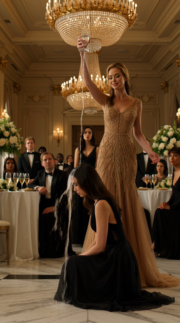 Chapter 2: The Billion-Dollar Lie  Adrian slowly opened the envelope.  Inside were medical records, legal contracts, and photographs stamped with the Harrington Foundation's official seal.  "They paid Elena to disappear."  The room erupted.  Victoria turned pale.  "My husband..."  Adrian nodded.  "Richard Harrington convinced everyone that the donor had died during surgery."  Victoria staggered backward.  "No..."  "He told Elena that revealing the truth would destroy your recovery and your family."  Elena quietly lowered her eyes.  "I believed him."  For eight years she endured complications from the surgery alone.  No interviews.  No recognition.  No gratitude.  Meanwhile...  Richard accepted humanitarian awards for creating the Harrington Organ Foundation—a charity supposedly inspired by his wife's miraculous recovery.  The giant screen behind the stage still displayed his smiling face beneath the words:  A Legacy of Compassion.  The irony was suffocating.  Victoria slowly looked toward the ballroom entrance.  "Where is Richard?"  Nobody answered.  Then one of the security guards spoke into his radio before looking up.  "Sir..."  He hesitated.  "Mr. Harrington just left through the underground garage."  Victoria didn't think.  She ran.  Hundreds of guests followed behind her.  Outside, luxury cars lined the entrance beneath flashing cameras.  Richard was climbing into a black limousine.  "Richard!"  He froze.  For the first time in decades...  The billionaire looked afraid.  "You lied to me."  Richard forced a smile.  "I can explain."  "You stole another woman's sacrifice..."  "...and built our entire reputation on it."  Television cameras turned toward him.  Investors.  Politicians.  Journalists.  Everyone watched.  Richard realized there was nowhere left to hide.  But before anyone could stop him...  He pulled one final card from his sleeve.  He pointed directly at Elena.  "She wasn't helping you."  "She was helping herself."  The accusation stunned the crowd.  Even Elena looked shocked.  Richard smiled.  "Because Elena isn't a stranger."  "She's your sister."  The world seemed to stop breathing.