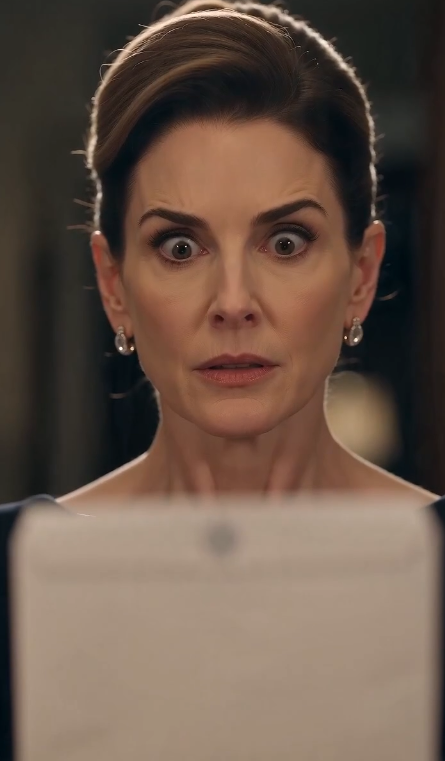 PART 2 — THE REPORT THAT SILENCED THE ROOM  Nobody reached for the envelope.  Not Margaret.  Not Kevin.  Not a single guest.  The only sound left in the dining room was the steady drip of water falling from Amelia's soaked dress onto the hardwood floor.  Drip.  Drip.  Drip.  Margaret finally forced a laugh.  "Oh, please. Another excuse?"  Amelia slowly pushed the envelope across the table.  "You wanted proof."  Margaret snatched it away.  The smile on her face disappeared before she finished the first page.  Kevin leaned over her shoulder.  His grin vanished too.  Across the top of the report were four words highlighted in red.  HIGH-RISK FETAL DISTRESS  The report explained everything.  For nearly two weeks, Amelia's placenta had begun failing.  The baby's oxygen supply had dropped dangerously low.  Any severe physical or emotional stress could trigger premature labor—or worse.  A handwritten note from the maternal-fetal specialist covered the bottom of the page.  Patient requires immediate monitoring. Avoid stress. Emergency admission recommended within 24 hours.  The room became impossibly quiet.  One elderly aunt covered her mouth.  Another guest quietly whispered,  "My God..."  Margaret looked up.  For the first time in years...  She had no words.  Then Amelia spoke.  "I wasn't protecting myself."  She rested both hands over her stomach.  "I was protecting your grandson."  Nobody looked at Margaret anymore.  They looked at the puddle beneath Amelia's chair.  The soaked dress.  The trembling hands she had hidden all evening.  Suddenly every accusation sounded monstrous.  Kevin stepped backward.  "I... I didn't know."  Amelia looked at him calmly.  "You never asked."  At that exact moment...  Her phone rang.  The screen read:  Riverside Women's Hospital.  She answered.  Only three sentences were spoken.  Then the color drained from Amelia's face.  She stood too quickly.  Collapsed back into the chair.  And whispered,  "I'll come immediately."  A warm stream slowly spread beneath her chair.  This time...  It wasn't water.