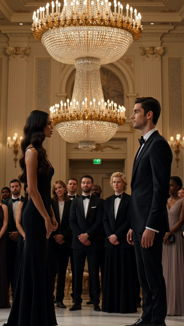Chapter 2: The Name Everyone Had Forgotten  The ballroom remained frozen long after Marco walked away.  Giulia's hands trembled around her champagne glass.  She couldn't understand what had just happened.  The elderly billionaire—Leonardo Bellini, one of the most respected businessmen in Europe—had ignored governors, celebrities, and CEOs...  Just to greet Marco.  Not as an equal.  As someone he deeply respected.  "Mr. Bellini..."  one investor finally asked.  "Who exactly is he?"  Leonardo smiled faintly.  "The only man who once refused to buy my company."  The room erupted in whispers.  Impossible.  Marco?  The quiet man everyone had mocked?  Leonardo continued calmly.  "Ten years ago I was bankrupt."  "Every investor wanted my patents."  "Only one young entrepreneur offered to help without demanding ownership."  He looked toward the ballroom doors where Marco had disappeared.  "He saved my family."  "And then he walked away."  Giulia felt the blood drain from her face.  She remembered those years.  Marco had always worked late.  Always traveling.  Always saying he was "building something."  She had laughed at him.  Called him a dreamer.  Eventually she left him for Adrian Wolfe—a flashy millionaire who loved expensive watches, sports cars, and magazine covers.  She thought she had traded up.  Now she wasn't so sure.  Just then Adrian's phone vibrated.  His confident smile disappeared.  "What?"  He turned pale.  "Our biggest investor..."  "They've withdrawn."  Another call.  Then another.  Within minutes, his entire business empire began collapsing.  Across the ballroom, people quietly stepped away from Adrian as though failure were contagious.  Giulia stared toward the exit.  For the first time...  She wasn't wondering how rich Marco was.  She was wondering who he truly had been all along.