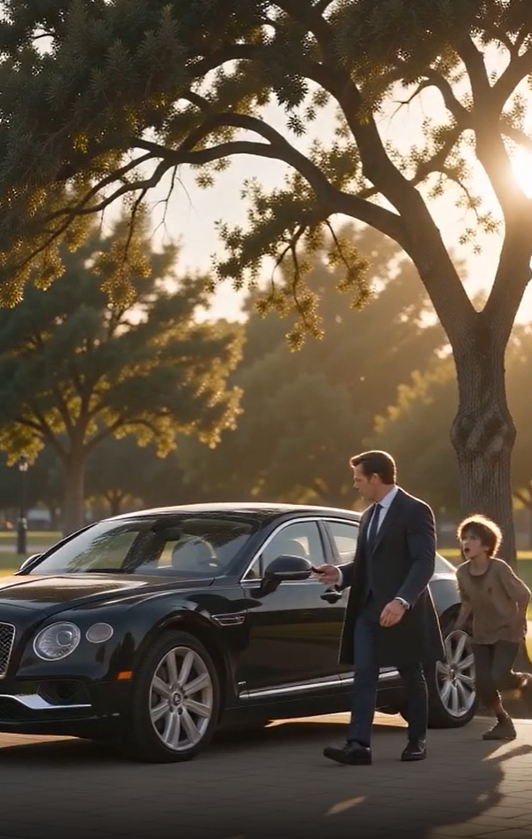 The Homeless Boy Saved a Billionaire—But the Secret Beneath His Car Nearly Destroyed Everything