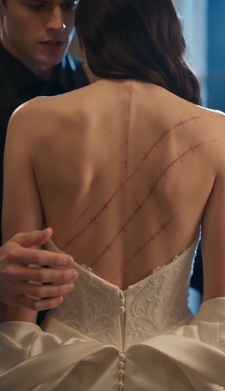 Chapter 2: The Trap Closes  Midnight arrived.  The music stopped for the traditional final toast.  Victor stood beside Claire's mother.  His champagne glass rose into the air.  "To family..."  He never finished.  Every screen inside the ballroom flickered.  Guests looked around in confusion.  Instead of wedding photos...  A security recording appeared.  Victor's face.  His voice.  His threats.  Silence swept through the room like a winter storm.  Someone dropped a wine glass.  It shattered across the marble floor.  Victor's wife turned toward him.  "What is this?"  He forced a laugh.  "Fake."  Another video played.  Then another.  Voice recordings.  Bank transfers.  Medical records.  Emails.  Each piece connected perfectly to the next.  The room transformed into a courtroom without a judge.  People stopped seeing a generous businessman.  They saw a predator.  Victor's lawyer lunged toward the projector controls.  Nothing worked.  Mara had already taken complete control of the hotel's network.  Victor's confidence cracked.  He looked toward the exits.  Two investigators stood at each door.  Waiting.  Not moving.  Watching.  Then came the words he feared most.  "Victor Hale."  A calm voice echoed through the ballroom.  "You are under arrest."  He ran.  Only three steps.  Before four officers tackled him onto the polished dance floor where, less than an hour earlier, newlyweds had shared their first dance.  His champagne glass rolled away.  No one picked it up.  Claire watched from the staircase above.  Her hands trembled.  Daniel squeezed them gently.  "You don't have to hide anymore."  For the first time since she was sixteen...  She believed him.