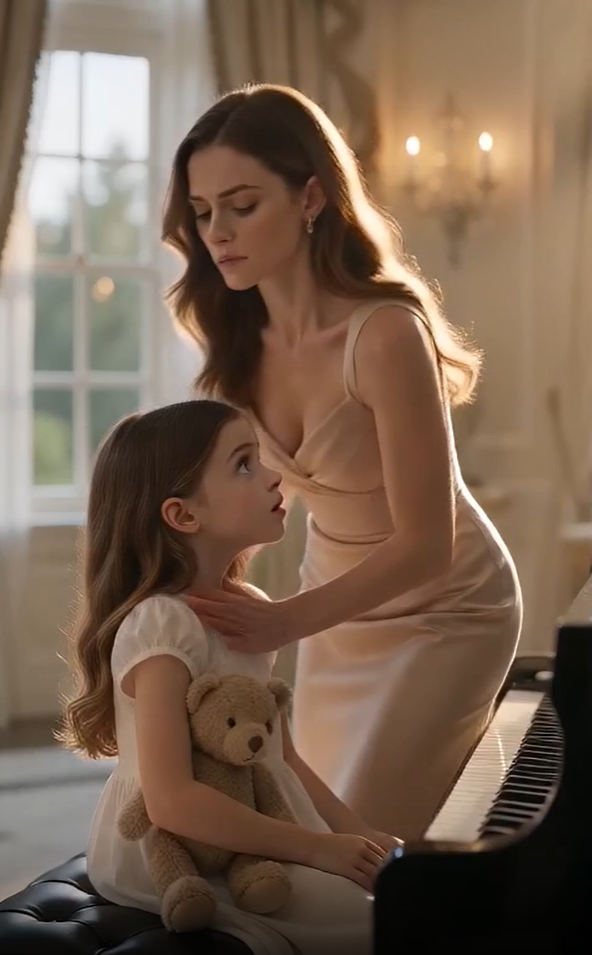 The Billionaire’s Fiancée Shoved the Maid’s Daughter Away — Then He Saw the Eyes That Proved She Was His Child