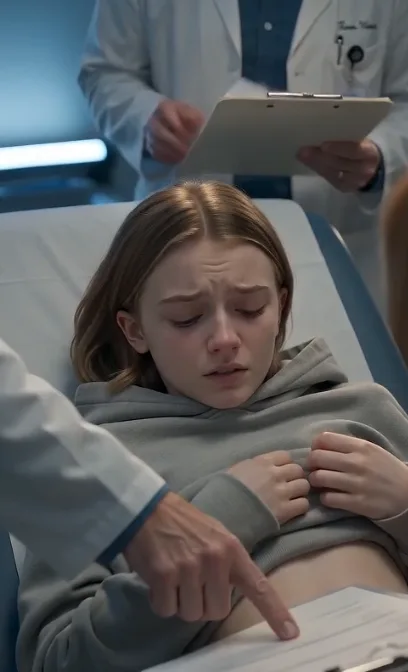 **My Daughter Whispered, “Dad Says I’m Faking the Pain” — Then the Doctor Asked How Long He Had Known**