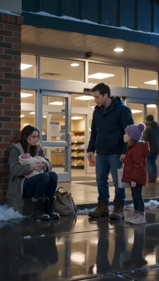 He Gave His Gloves to a Shivering Mom and Her Baby, but One Year Later She Put Something in His Hands That Left Him Speechless
