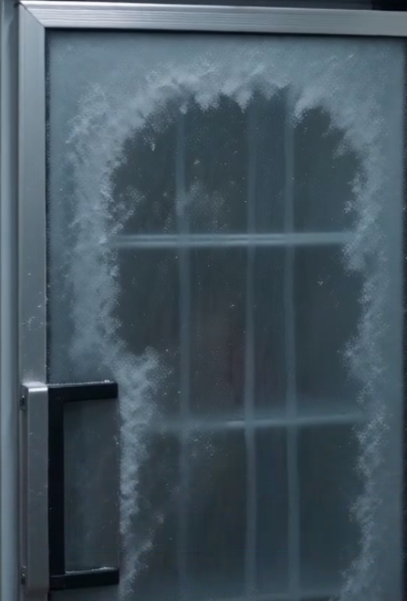 THE STEPMOTHER BESIDE THE FREEZER