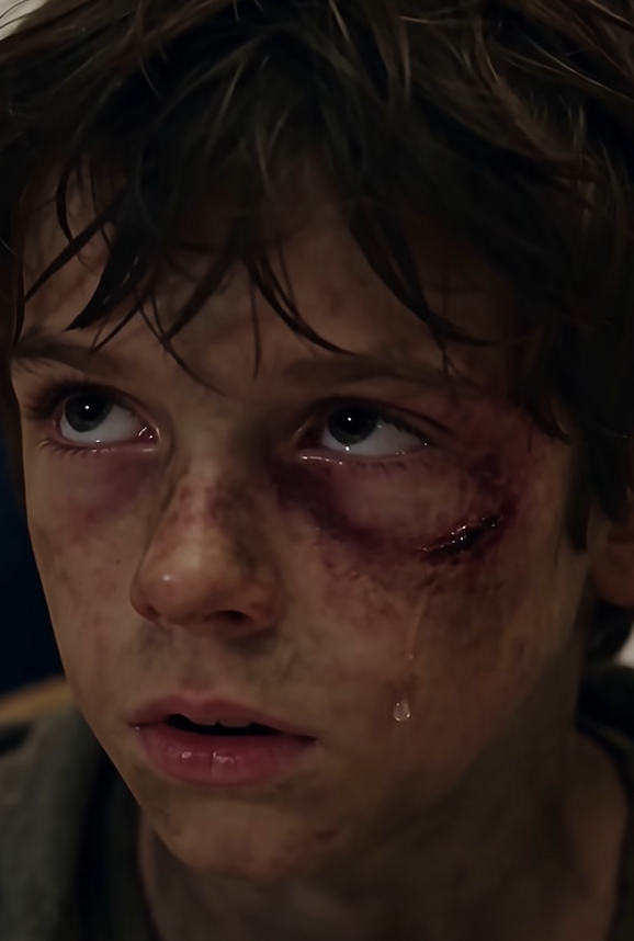 **A Homeless Boy Took the Beating Meant for Her Son… Then He Played ONE Recording That Left the Entire Restaurant Speechless**