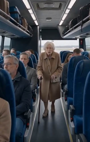 He Put His Foot on the Empty Seat to Block an Elderly Woman… Then Received a Lesson He Would Never Forget 😨