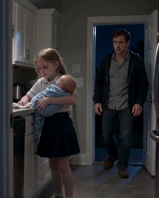 # My Wife Left Our Sick Baby With Our 7-Year-Old Daughter for a Party—Then I Checked the “Disabled” Cameras and Saw Her Secret Lover’s Shocking Plan