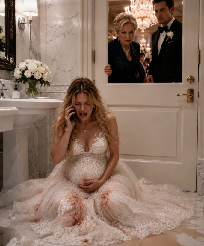 # MY WATER BROKE AT MY SISTER-IN-LAW’S $2 MILLION WEDDING—MY HUSBAND LOCKED ME IN A BATHROOM… THEN FEDERAL AGENTS STORMED THE ESTATE