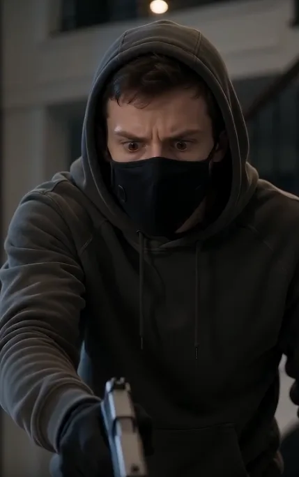 **A Masked Thief Broke Into a Mansion at 2:13 A.M. — Then the “Dead” Man on the Sofa Said, “I’ve Been Waiting for You.”**