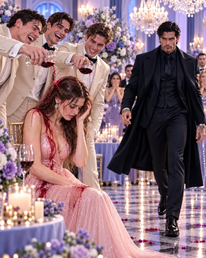 🔥 They Humiliated the “Nobody” at a Billionaire Party—Then Her Father Walked In and the Entire Ballroom Went Silent