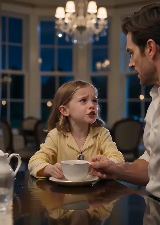 “DADDY, DON’T DRINK THAT TEA!”—THE LITTLE GIRL SAVED HIS LIFE… THEN HE DISCOVERED SHE WAS THE DAUGHTER HE’D BURIED 7 YEARS AGO