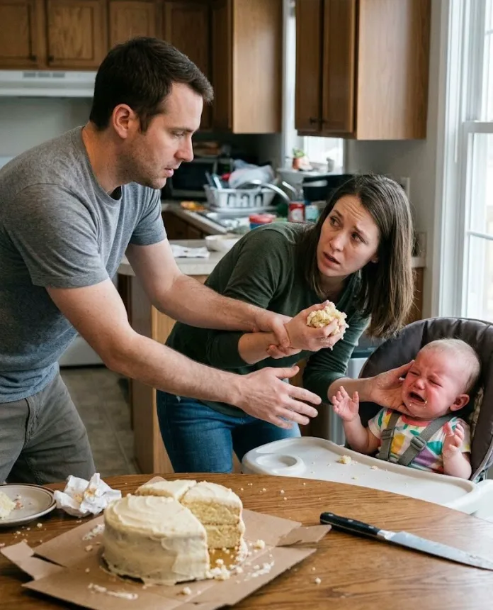 My Wife Was Forcing Cake Down Our Baby’s Throat—Then the Doctor Saw the Bruises and Asked One Terrifying Question