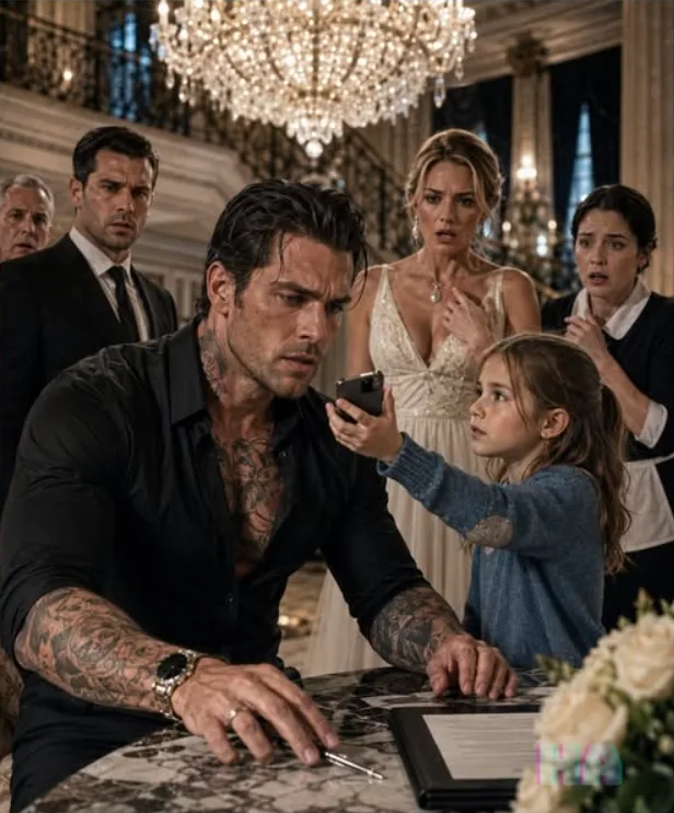 🔥 “DON’T SIGN IT!” THE MAID’S DAUGHTER SCREAMED—THEN THE MAFIA BOSS HEARD HIS “DEAD” WIFE’S VOICE AFTER 3 YEARS